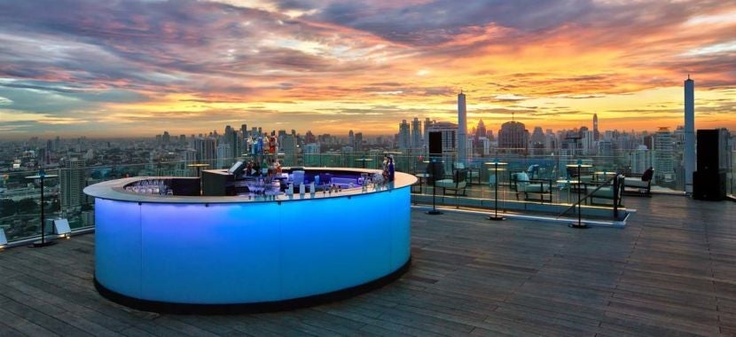 Use your free nights to check out the Octave Rooftop Lounge & Bar at the Bangkok Marriott Hotel Sukhumvit. Photo courtesy of Marriott.