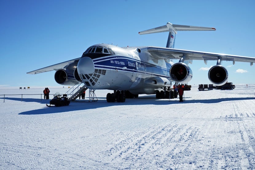 This is what arriving in Antarctica looks like. Image courtesy of White Desert Antarctica.