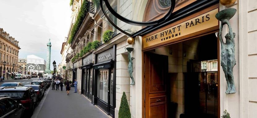 Stay near the Champs-Élysées in Paris at the luxe Park Hyatt Paris-Vendôme. (Image courtesy of hotel's Facebook.)