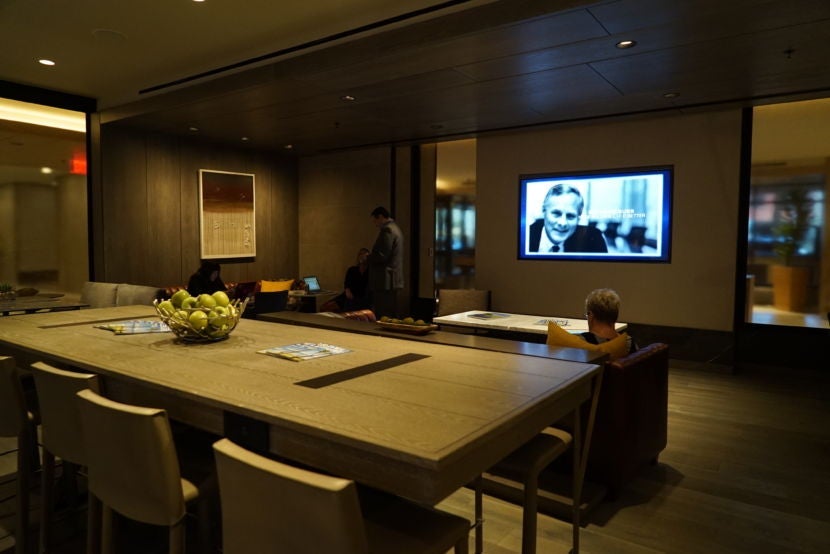 The M Club lounge has been moved to the hotel's first floor.