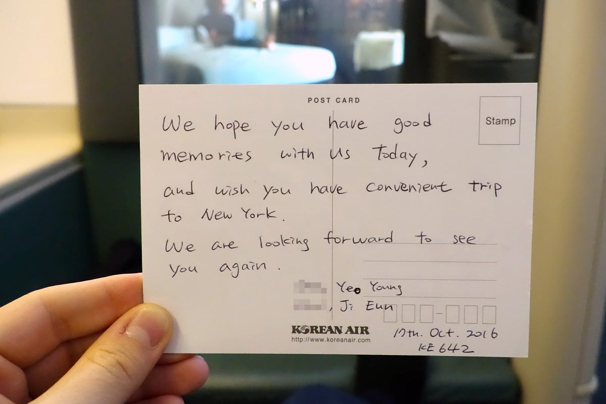 Korean Air 777-300ER First Class SIN Review