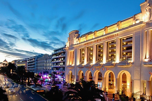 The Hyatt Regency Nice Palais de La Mediteranée.