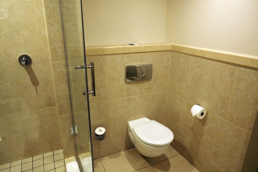The toilet was exactly as you'd expect.