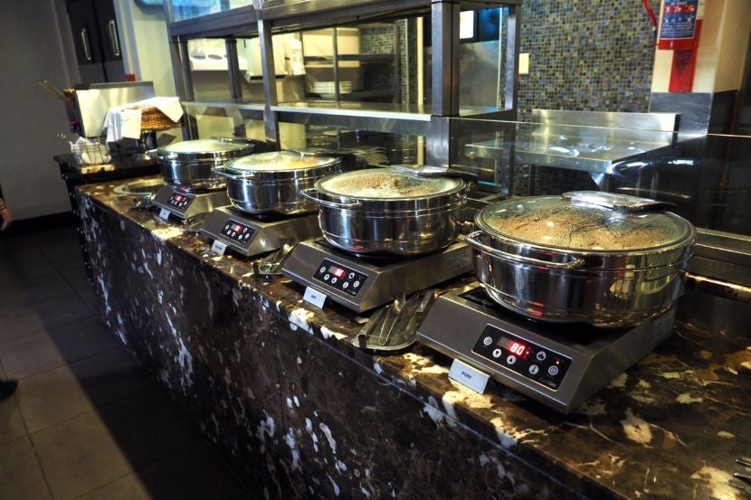 To round out the breakfast spread, there were multiple hot options.