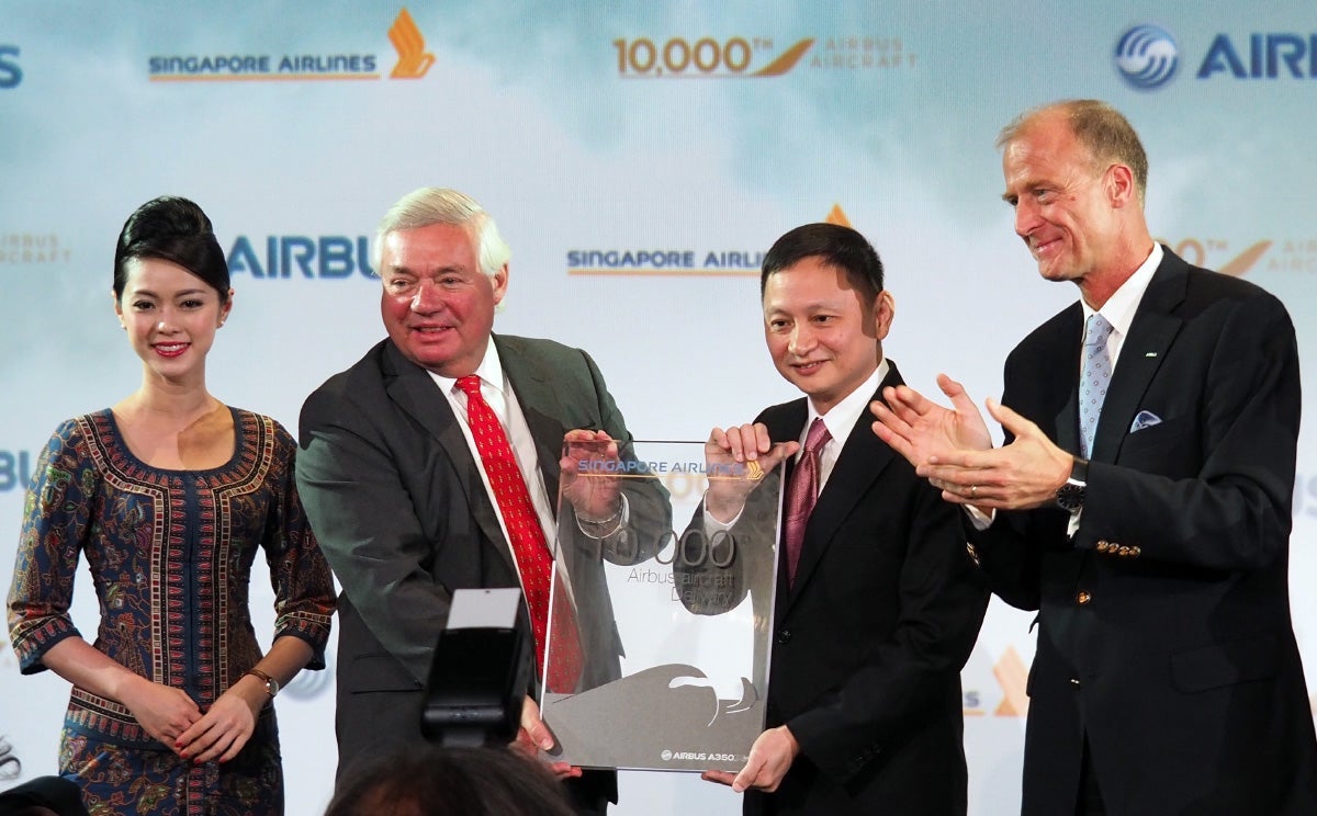 Airbus 10000 Singapore Air A350