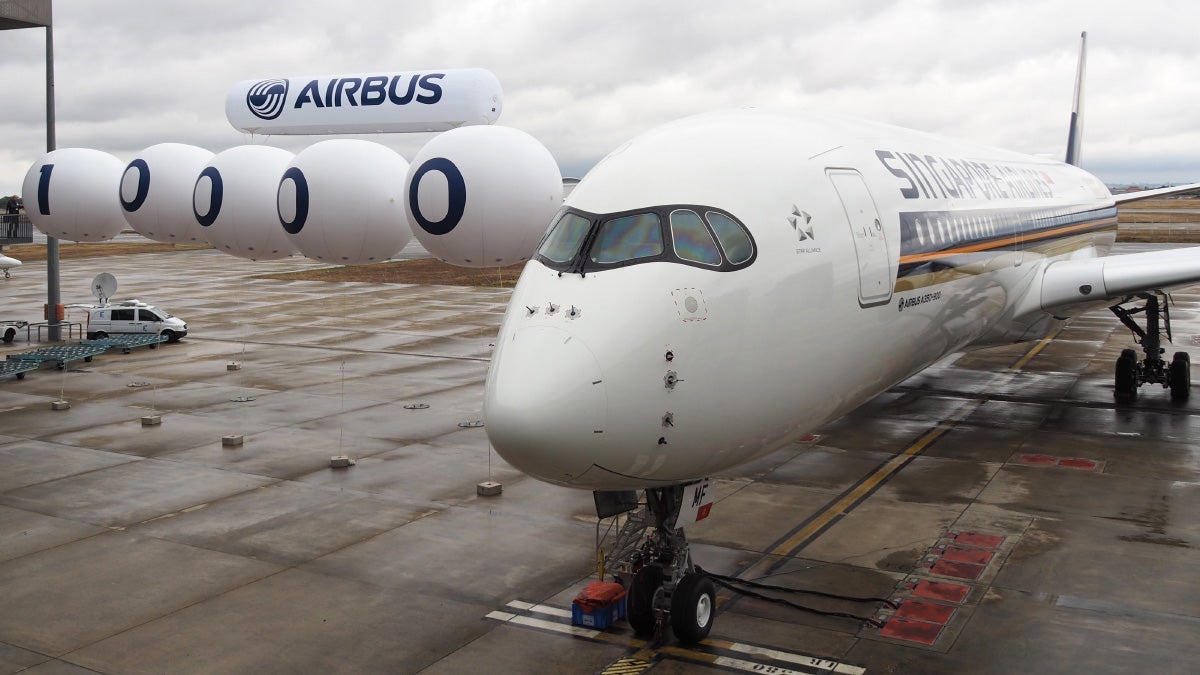 Airbus 10000 Singapore Air A350
