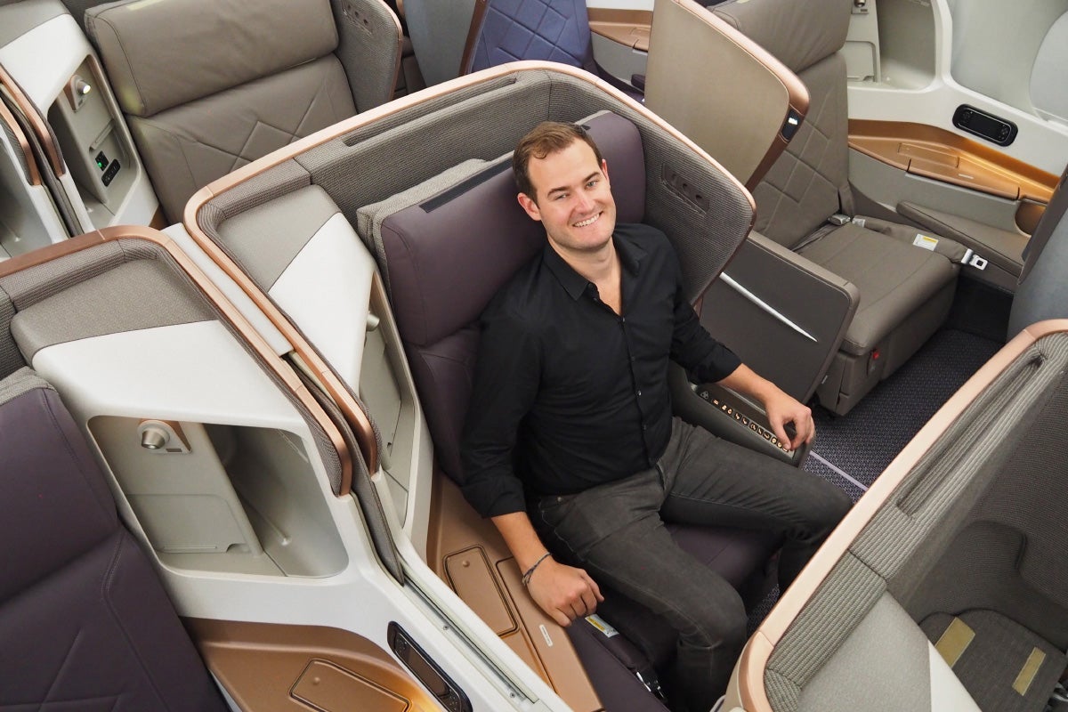 Singapore A350 Tour Business Class Brian