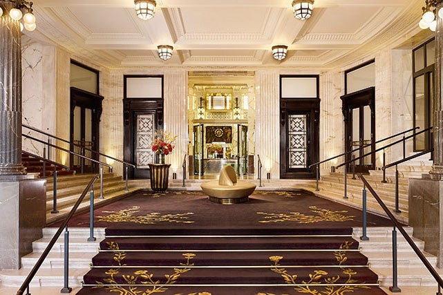 Inside the regal Park Hyatt Vienna.