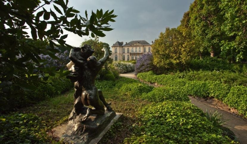 The Rodin Museum and its gardens. Image courtesy of the Rodin Museum.