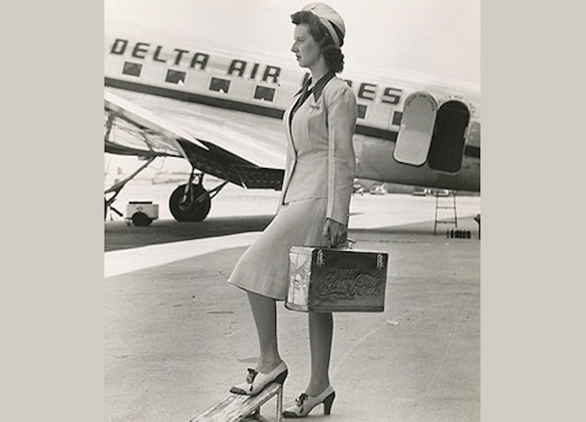 Standing at attention, in a great pair of shoes. Image courtesy of Delta Flight Museum.