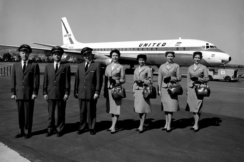 Flying the friendly — and fashionable — skies. Image courtesy of United Airlines.