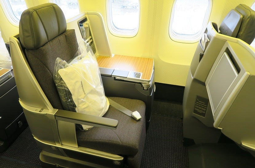 The aisle-side seats are easier to get in and out of.