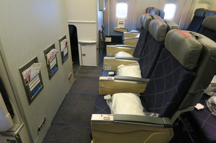 Row 20 is the bulkhead row for the back economy cabin.