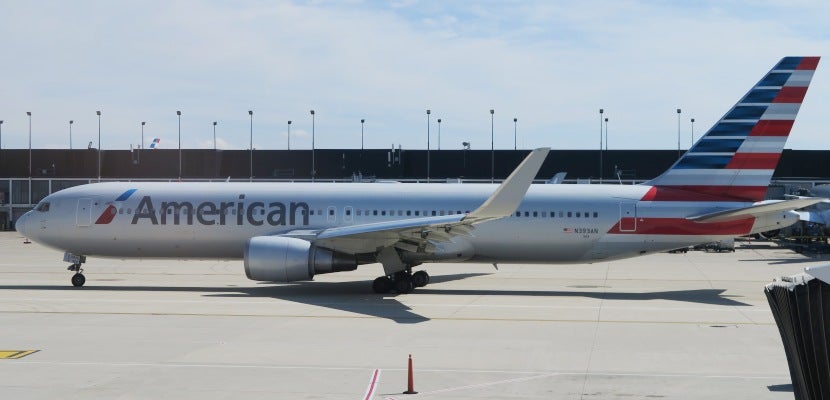 Another American Airlines 767-300 on the tarmac in Chicago's ORD.