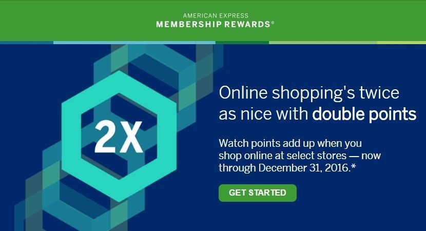 Earn 2X Membership Rewards at these retailers through the end of the year.