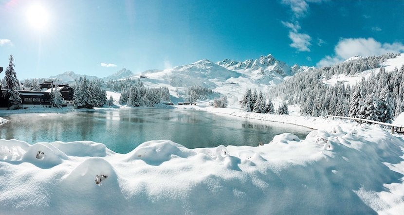 Post up in luxury lodgings in the heart of Les Trois Vallées in Courchevel, France. Image courtesy of Courchevel Officiel's <a href="https://www.facebook.com/courchevel/" target="_blank">Facebook page</a>.