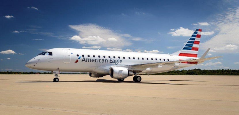 American's E-175s feature a two-class configuration with 12 First Class seats and 64 Main Cabin seats.