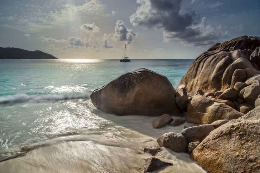 Picture yourself on Anse Lazio beach in the Seychelles. Courtesy of <a href="http://www.gettyimages.com/license/537003417">Getty Images</a>.