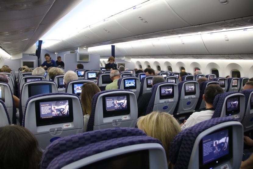 Economy Plus was not crammed