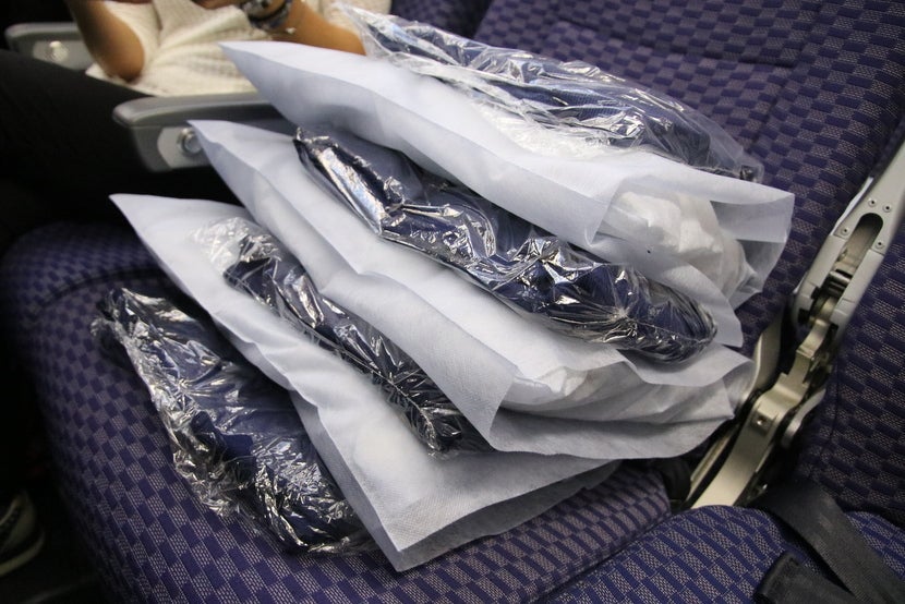 Our stockpile of pillows and blankets