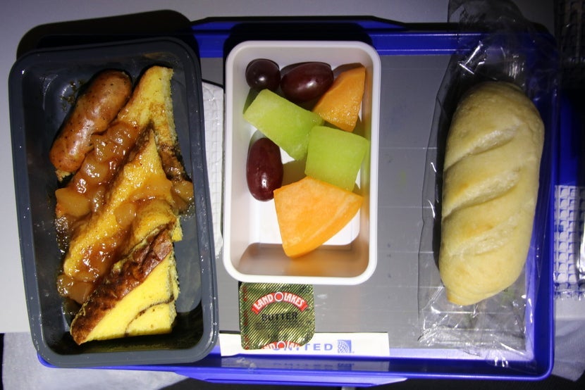The breakfast French toast option