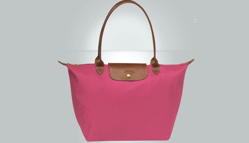 Longchamp totes are both cute and functional. Image courtesy of Longchamp.