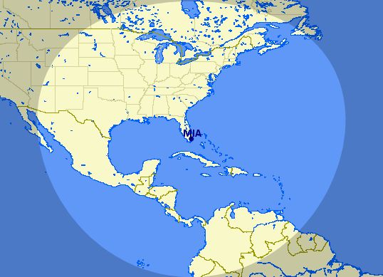 Miami to Caribbean