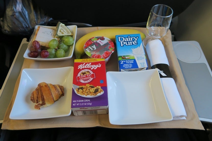 American Airlines cold "shelf stable" breakfast.