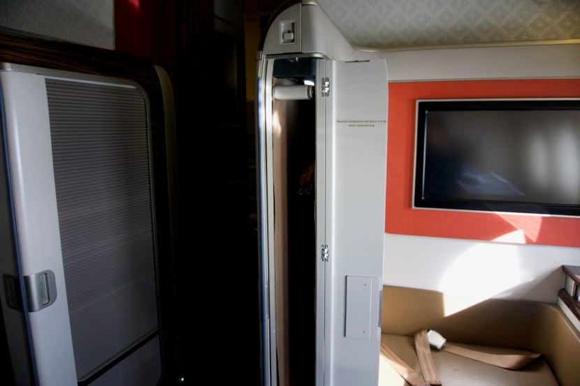 Ample storage in the suite.