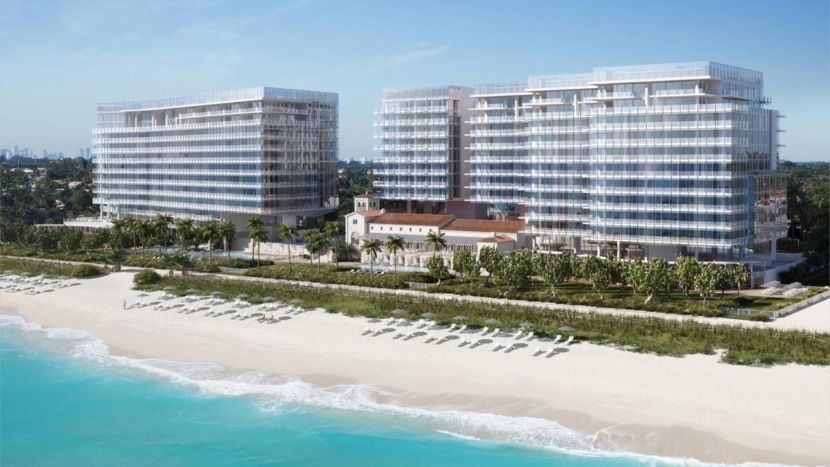 Four Seasons hired Richard Meier to reinvent its newest beach property in Miami. Image courtesy of Four Seasons.