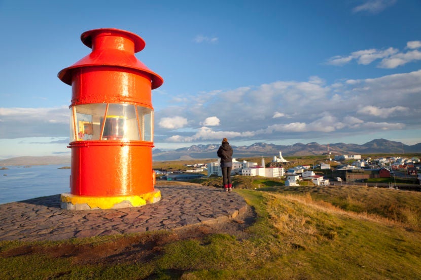 Stykkishólmur on the Snaefellsnes Peninsula. Image courtesy of Pedre via Getty Images.