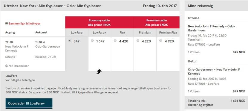 jfk-osl-midfebuary-1698-nok