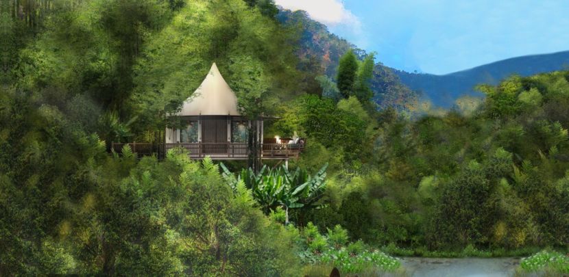 Rosewood goes glamping with a new property in Luang Prabang late in the year. Image courtesy of Rosewood.