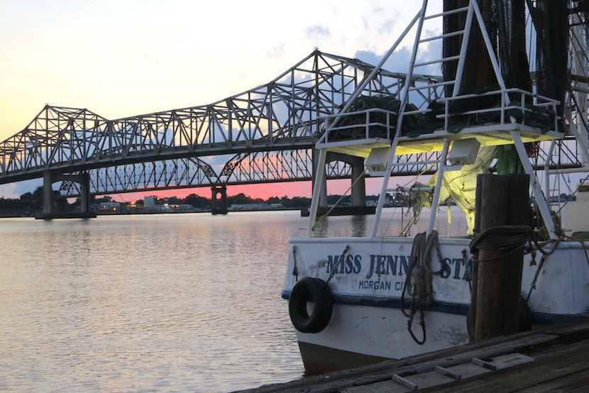 Check out the shrimp boats along the Atchafalaya River in Morgan City. Image courtesy of the author.