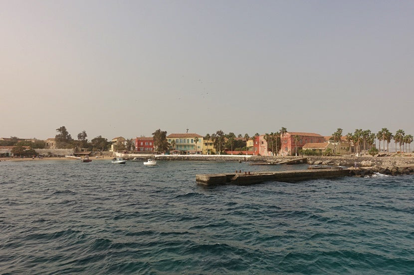 Having a guide to explain the history of Île de Gorée in English was really helpful. Image by the author.