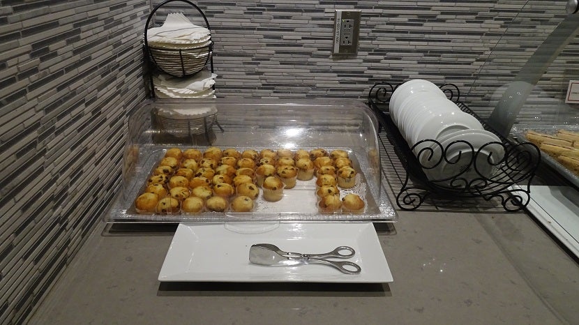 Mini muffins may have been providing the great smell throughout the lounge.