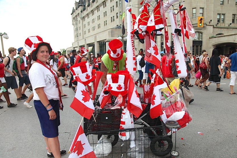 This year's Canada Day in Ottawa will be a capital celebration. Image by the author.
