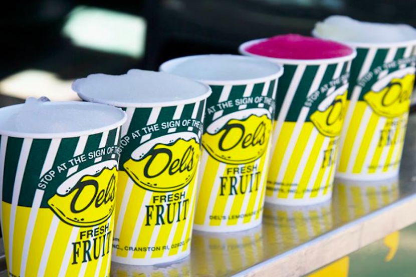 A sip of Del's and you'll swear summer is around the corner. Image courtesy of Del's Lemonade's Facebook page.