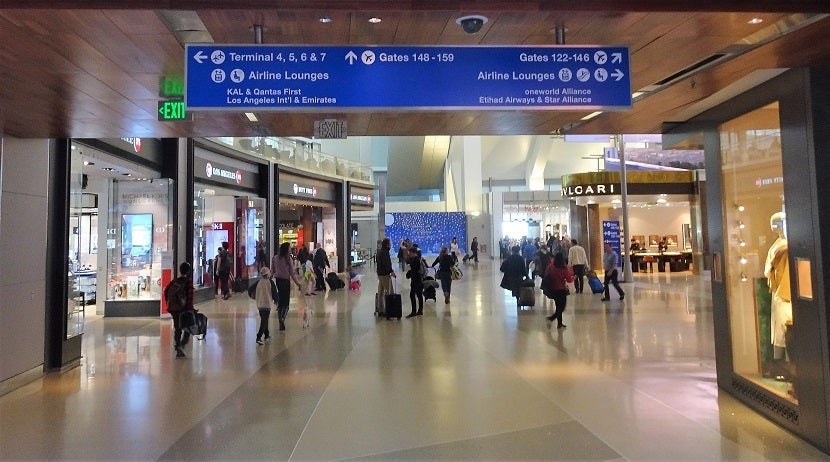 One of the first signs you see after clearing security directs you to the KAL Lounge on the left.