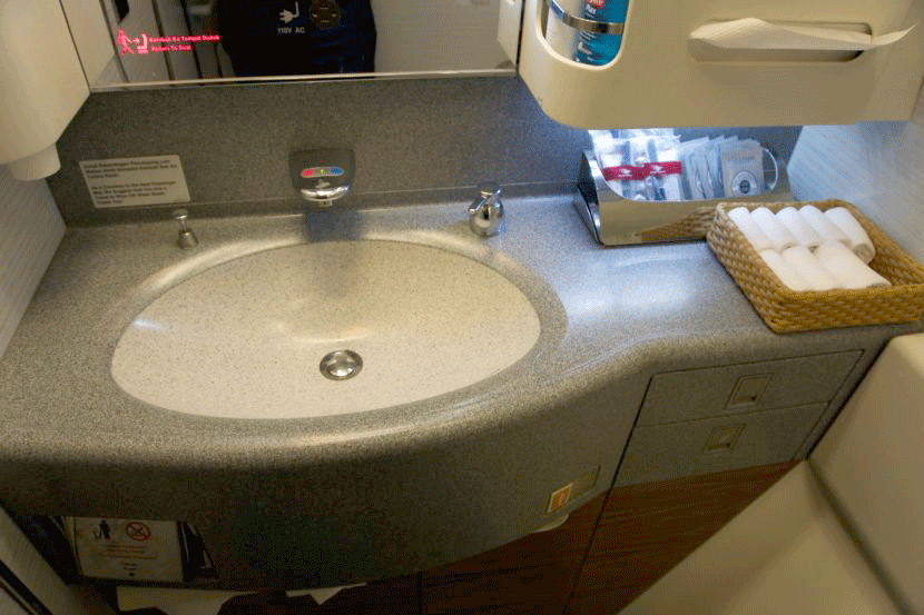 Standard lav on the 777-300ER.