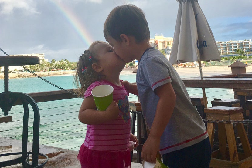 There's really no reason not to travel with young kids in tow. Image courtesy of Angelina Aucello.