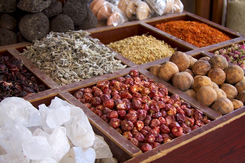 Take in the scents at Dubai's Spice Souk in Deira, the old part of the city. Image courtesy of <a href="https://www.flickr.com/photos/mckaysavage/" target="_blank">McKay Savage via Flickr</a>.