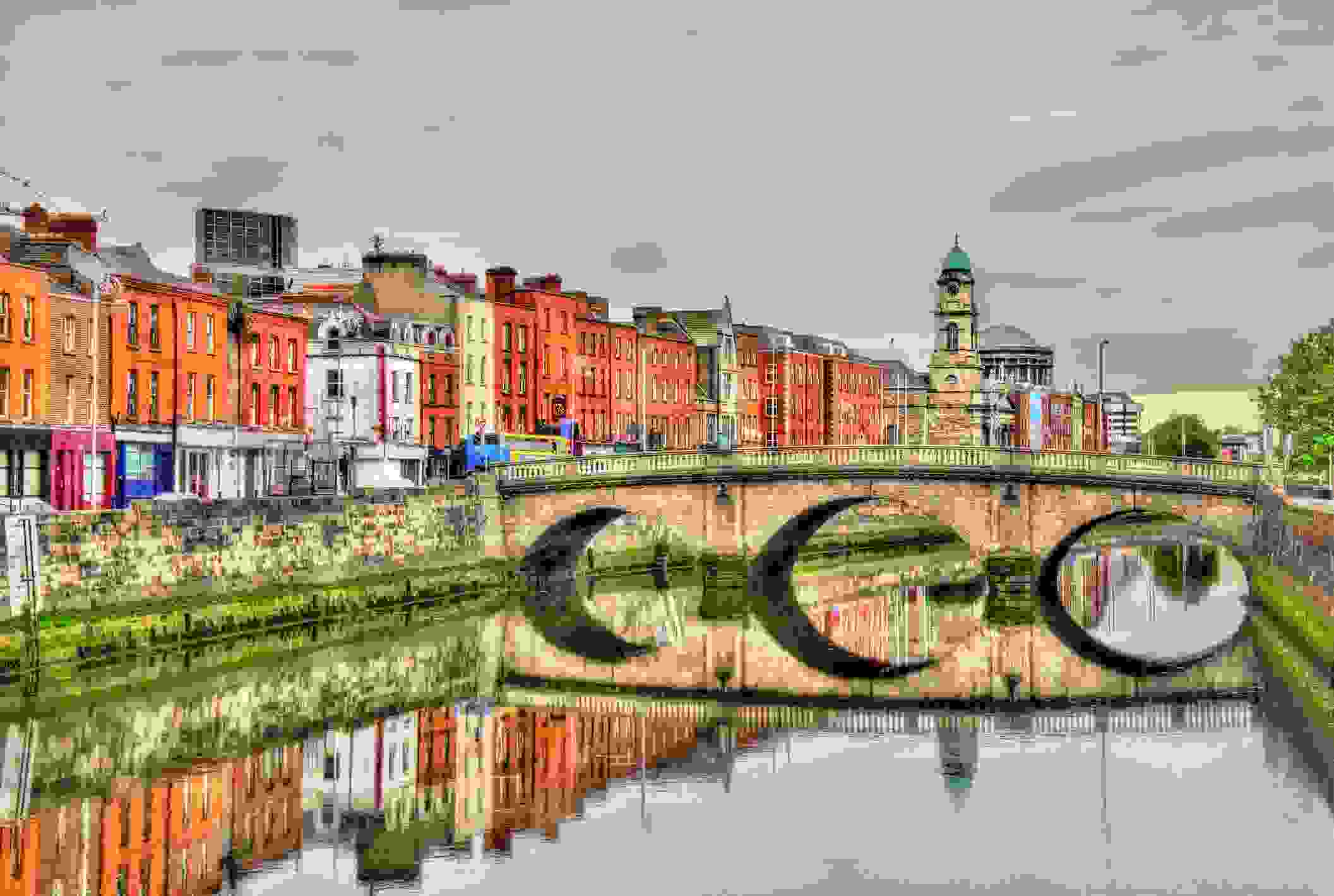 Dublin's Mellows Bridge. (Photo by Leonid Andronov/Getty Images)