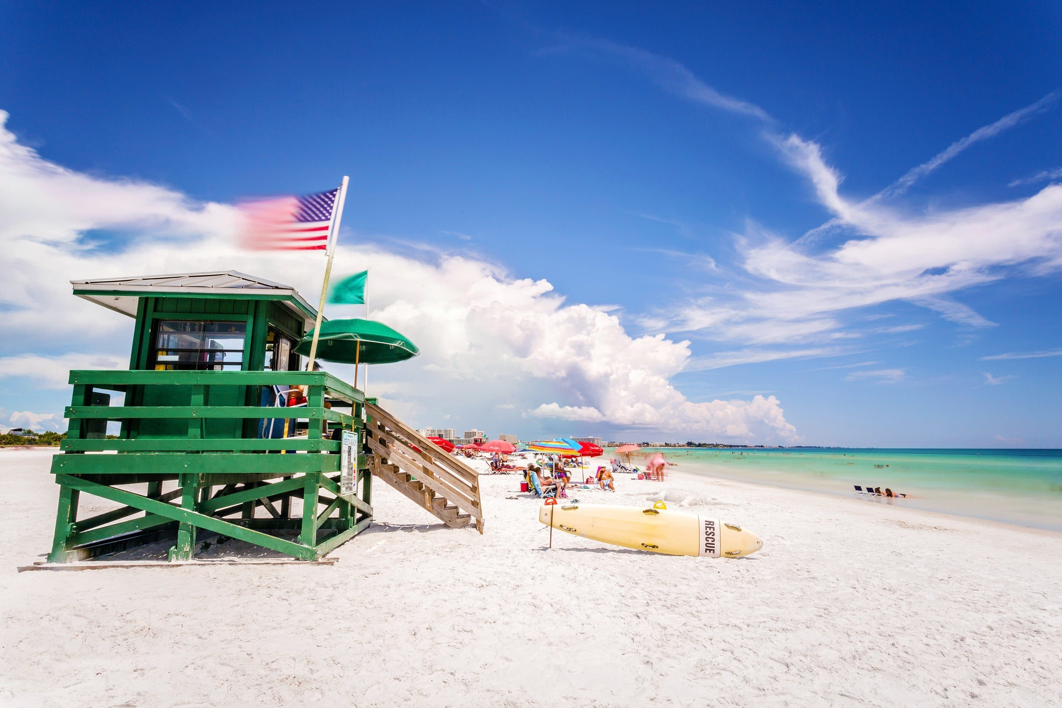 Siesta Beach in Siesta Key, Florida is the US' best beach and ranked number 5 in the world by Tripadvisor.