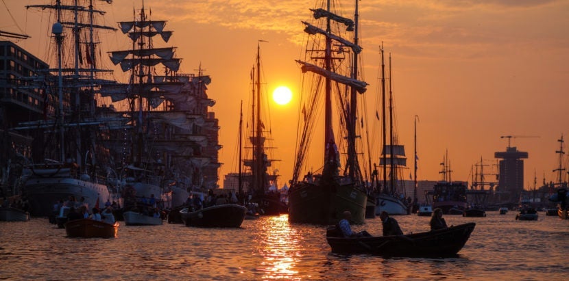 SAIL Amsterdam makes for magical evenings. Image courtesy of Jannes Glas via Getty Images.