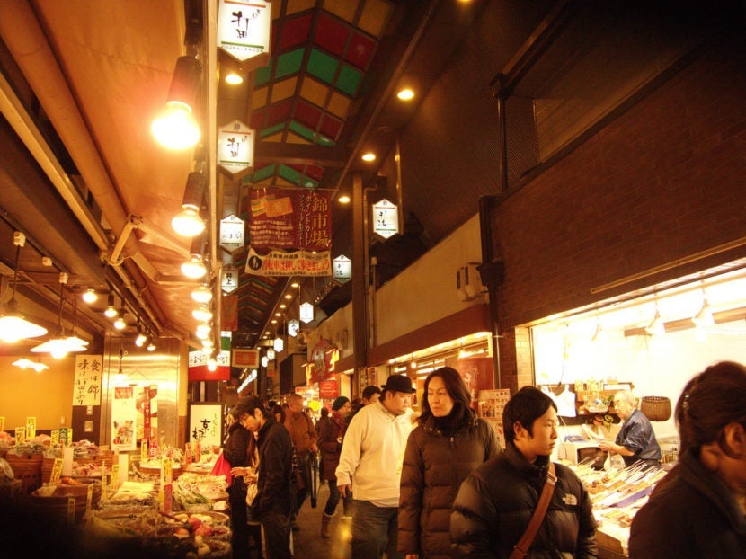 Nishiki market can provide a bonanza, if you know where to go. Image courtesy of Marko Kudjerski via Flickr and used under <a href="https://creativecommons.org/licenses/by/2.0/legalcode">Creative Commons license</a>. It has been scaled down down to fit TPG size restrictions.