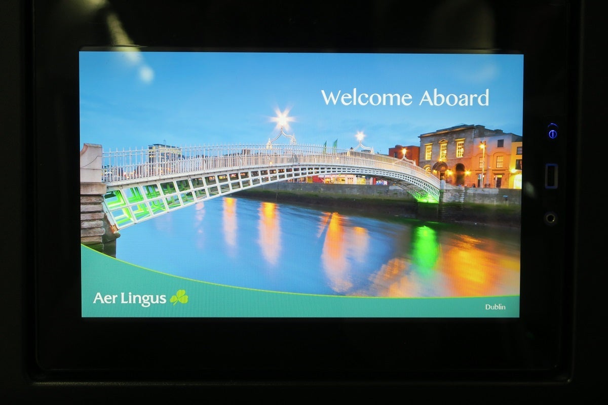 The IFE screens were sharp and the system was sufficient for the flight.