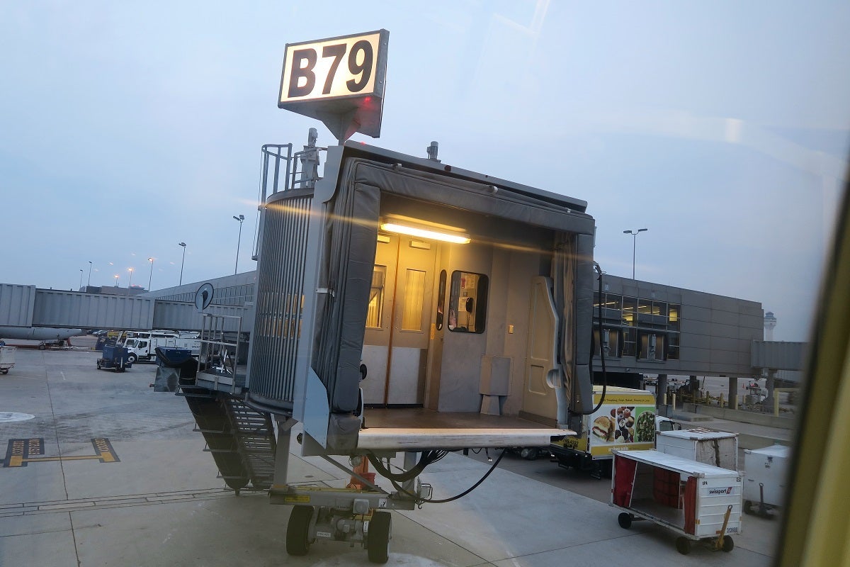 Despite all of the rushing, it seems no one missed the late-departing flight.