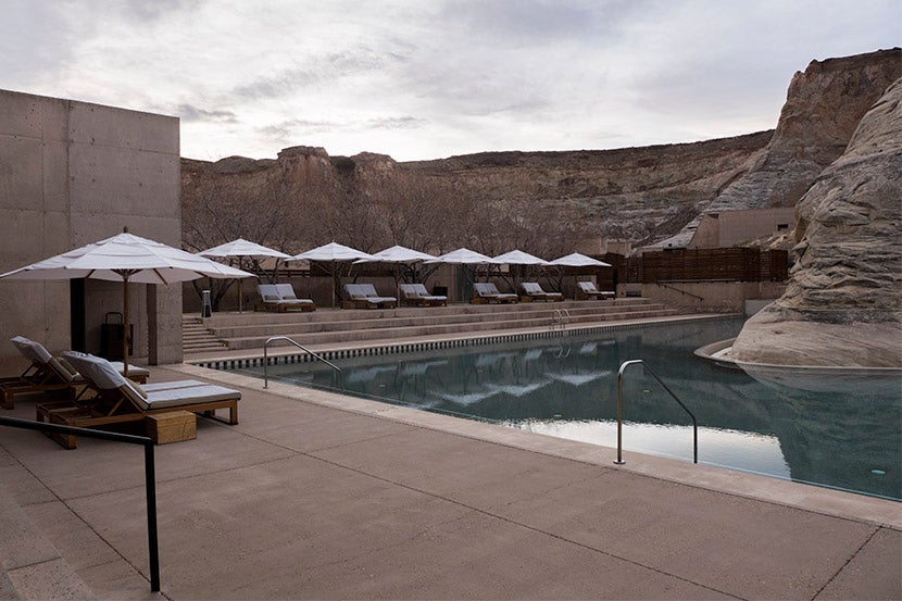 Sun beds aplenty, especially given that there are only 34 rooms available.