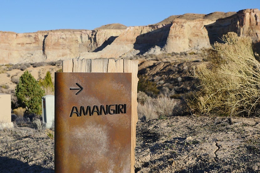 Away from the bustle of the wider world: The Amangiri is set within 600-acres of private land.